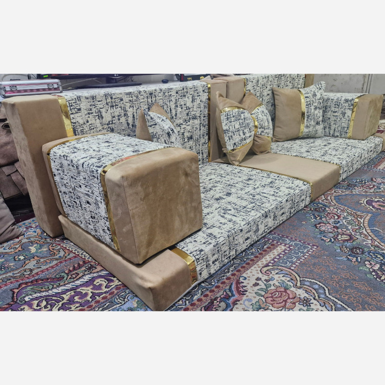 پشتی سنتی نوار طلایی