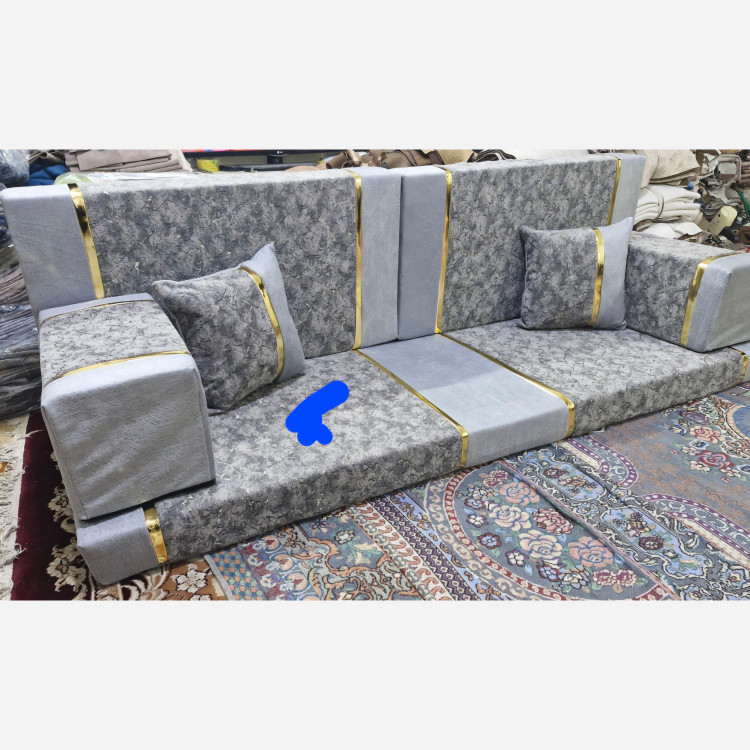 شاه نشین مبل خلیجی شیک و زیبا (پس کرایه)