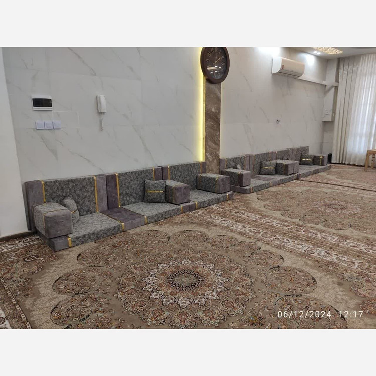 شاه نشین مبل خلیجی شیک و زیبا (پس کرایه)